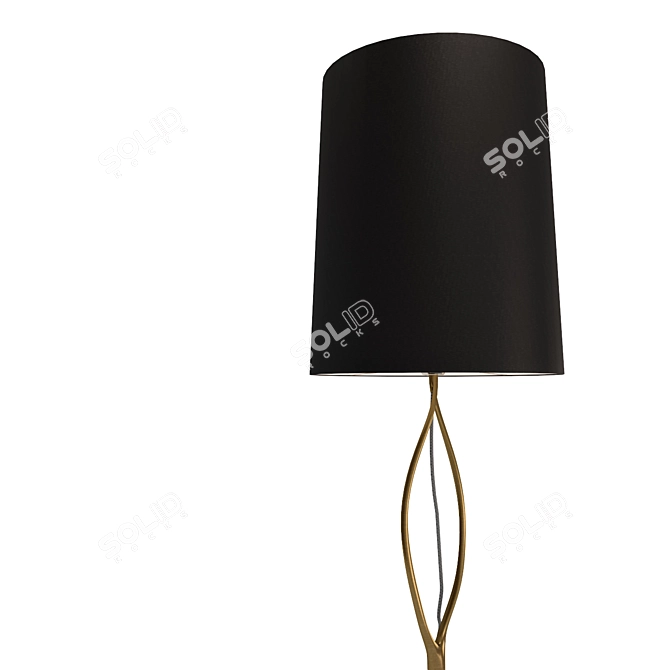 Modern Dash Floor Lamp 3D model image 2