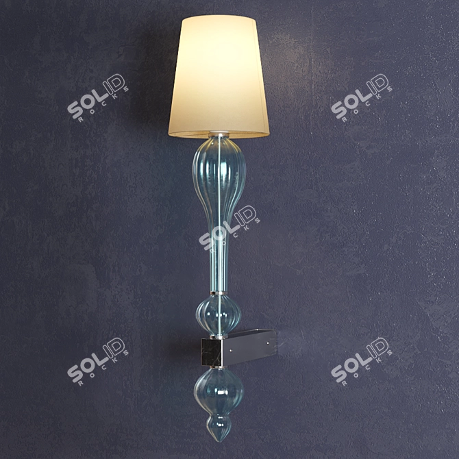 Mediterranean-inspired Prego Lamp 3D model image 2