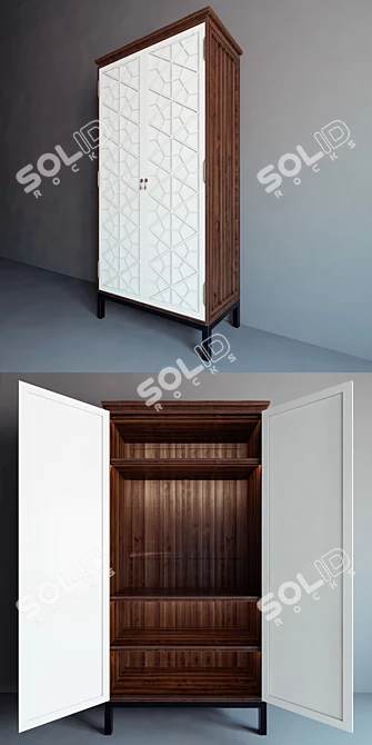 Custom Project Wardrobe 11 3D model image 2