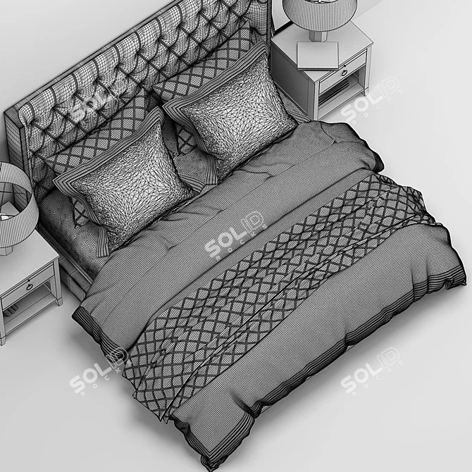 Zadie Dream Bed, RH Teen 3D model image 3