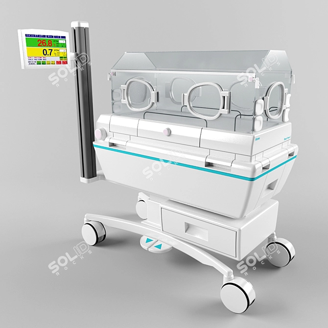 Atom Medical Dual Incu: Advanced Reanimation and Care 3D model image 1