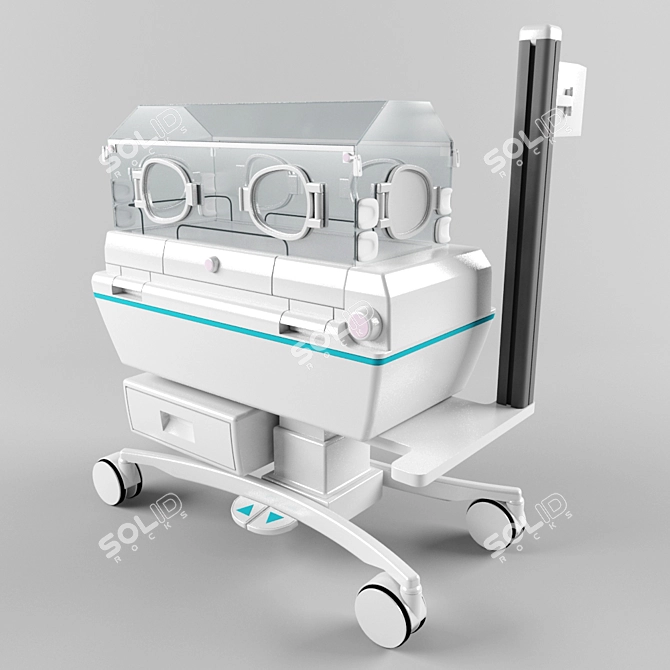 Atom Medical Dual Incu: Advanced Reanimation and Care 3D model image 2