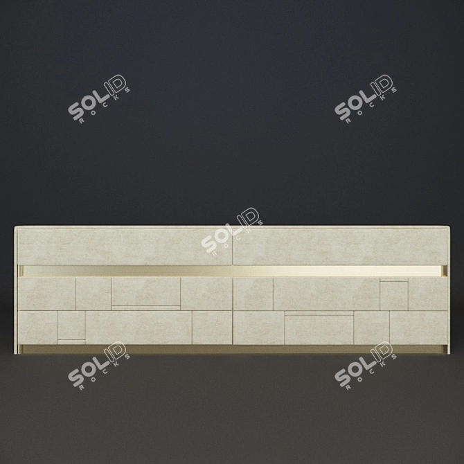 Luxury Cavalli Visionnaire Barrymore Chest 3D model image 2