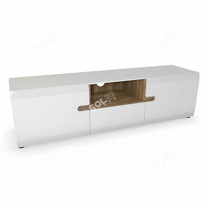 Hoff Linate TV Cabinet 3D model image 1