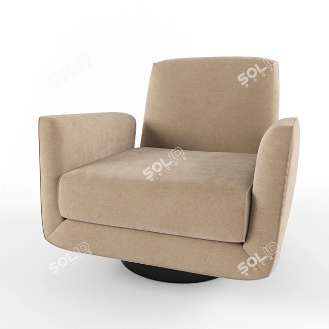 Revolutionary Supernova Swivel Chair 3D model image 2