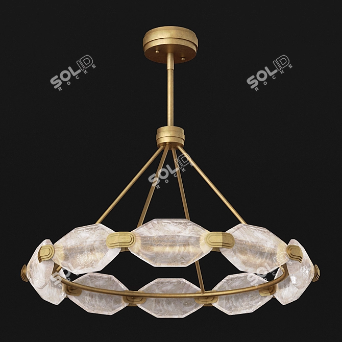 Elegant Allison Paladino Table Lamp 3D model image 2