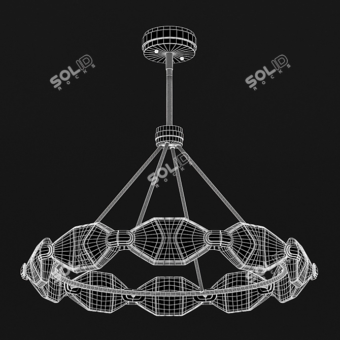 Elegant Allison Paladino Table Lamp 3D model image 3