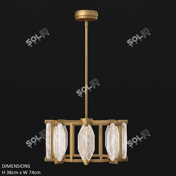 Allison Paladino Fine Art Lamps 3D model image 1