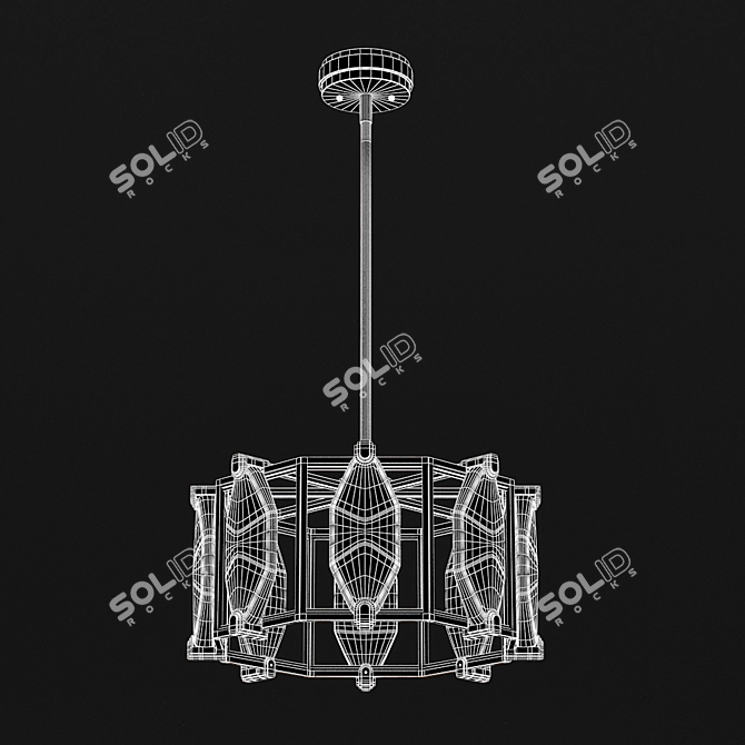 Allison Paladino Fine Art Lamps 3D model image 3