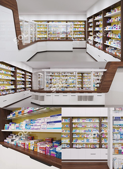 Pharmacy Drug Collection: Extensive models 3D model image 2