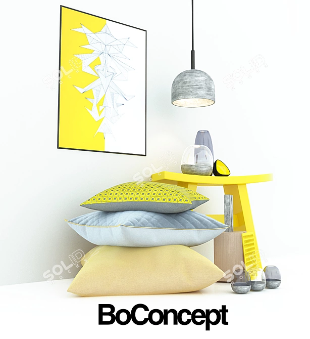 Boconcept Decor Set 3D model image 3