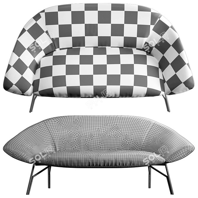 Elegant LENNOX Sofa | Luxurious Design 3D model image 2