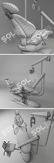 Luxury Dental Chair: A-dec 400 3D model image 3