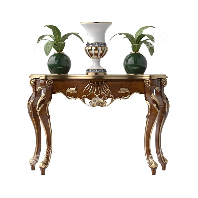 Modenese Gastone Console: Classic Elegance 3D model image 2