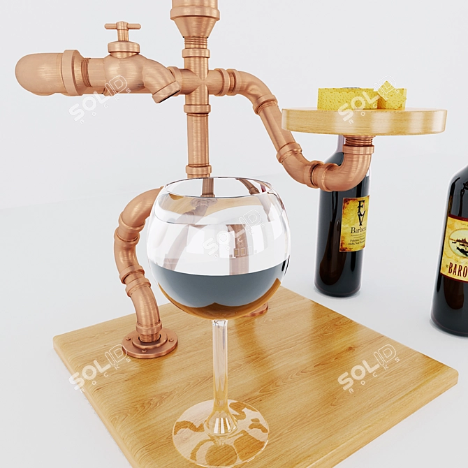 QuickPour Alcohol Dispenser 3D model image 2