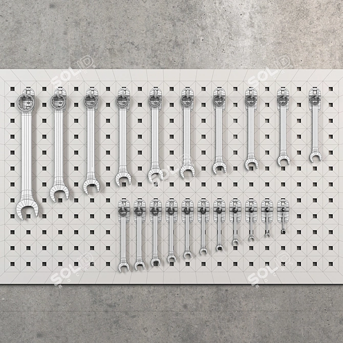 Hann+Kolb Spanner Set | RasterPlan Compatible 3D model image 3