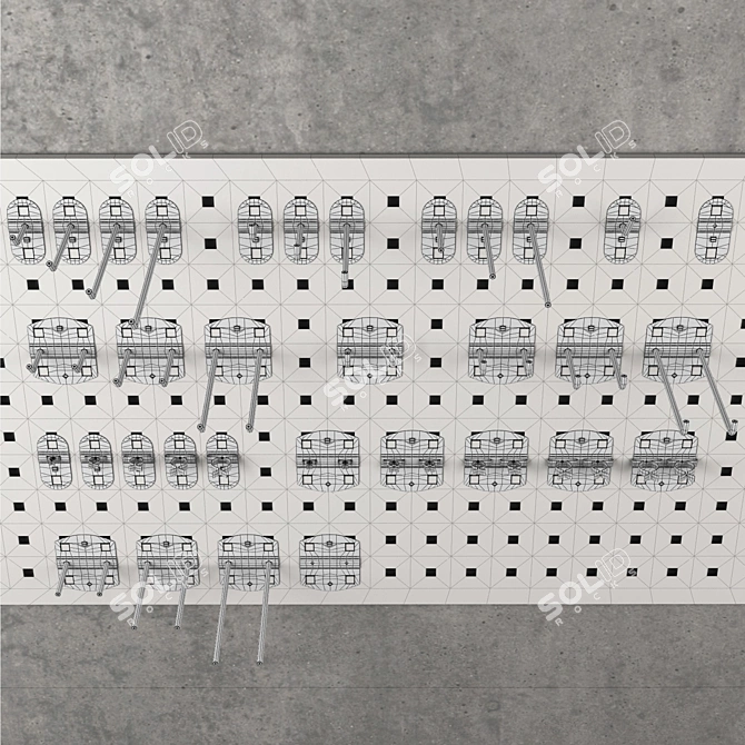 RasterPlan Fasteners: Secure & Efficient 3D model image 3