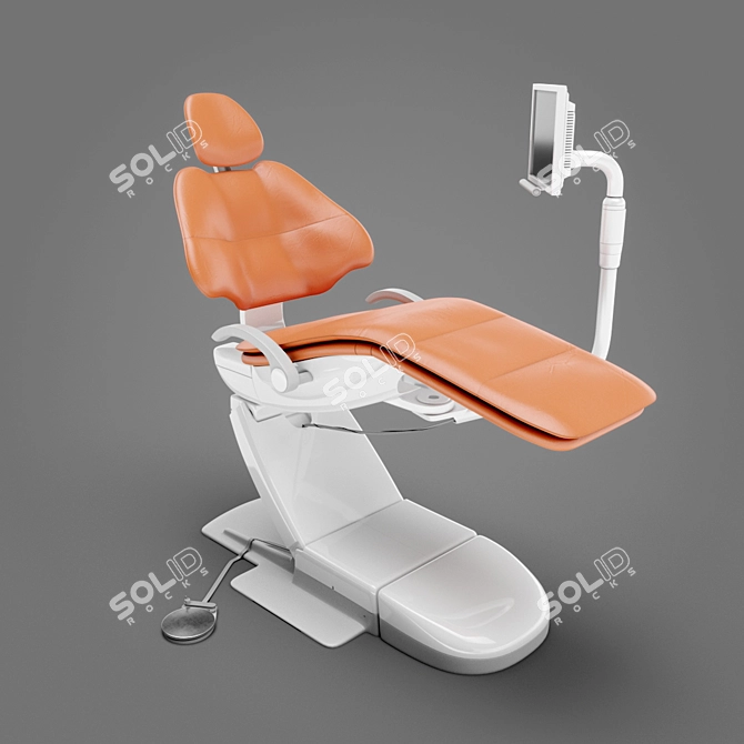 ComfortMax Dental Chair - Ultimate Ergonomic Support 3D model image 1