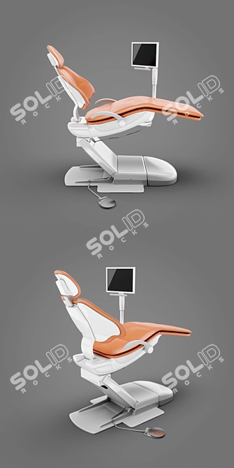 ComfortMax Dental Chair - Ultimate Ergonomic Support 3D model image 2