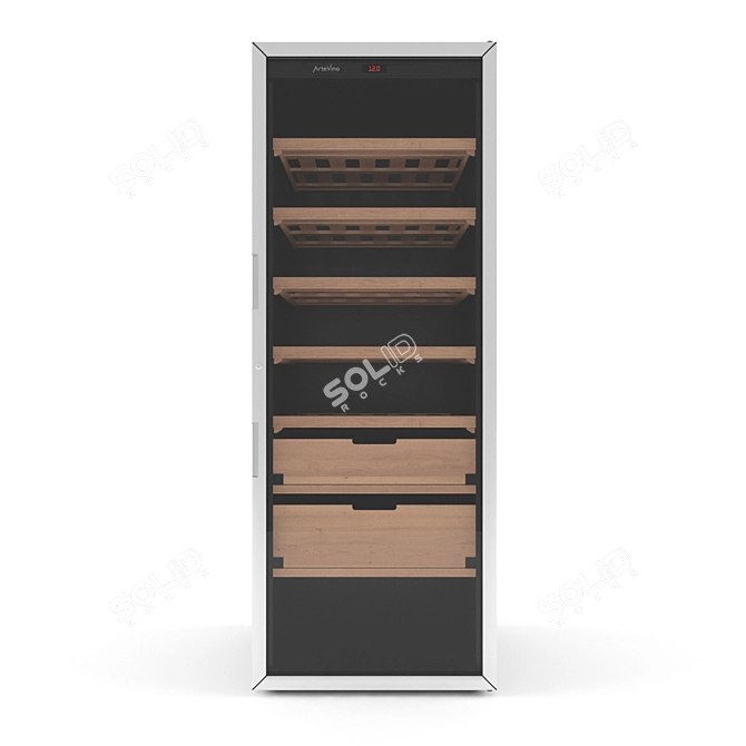 ArteVino OXG3T199NVD Wine Fridge 3D model image 2