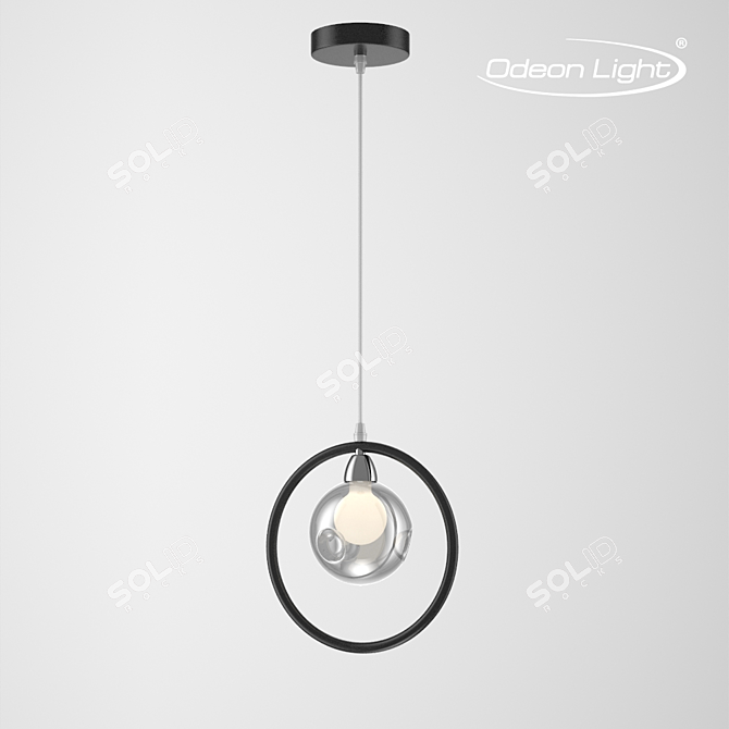 Modern Suspended Lighting: ODEON MAGNO 3D model image 1