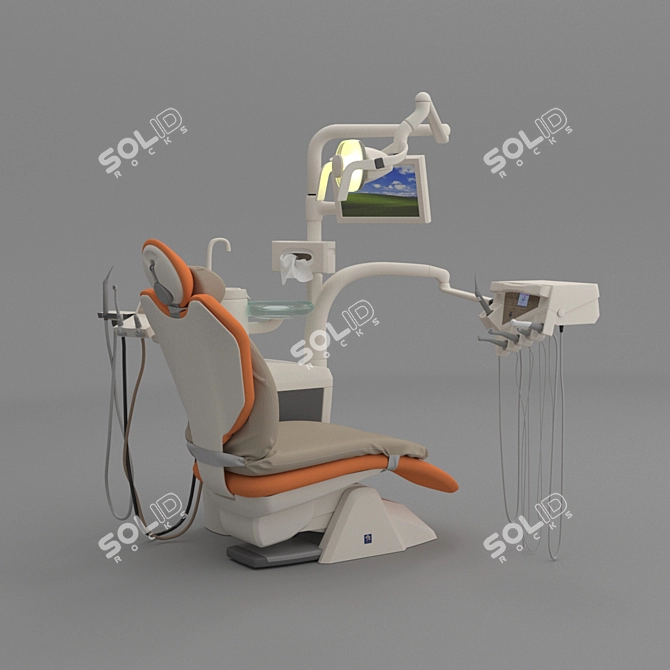 SternWeber Dental Chair 3D model image 1