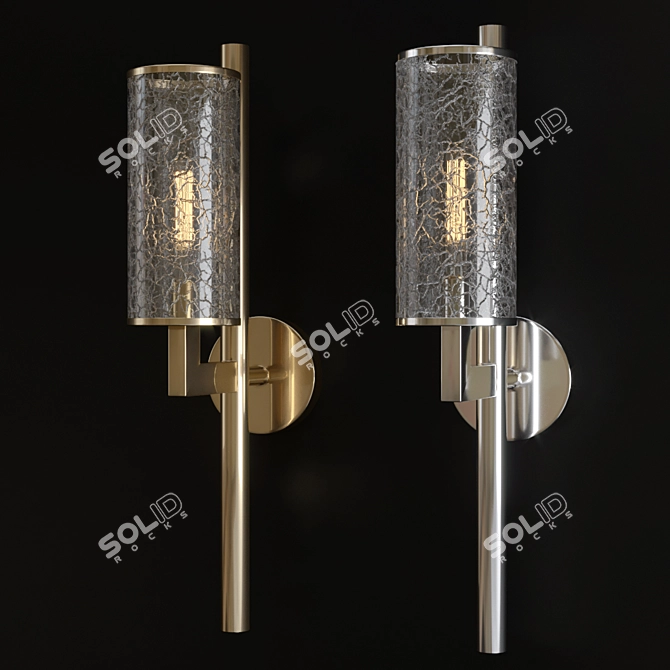 Liaison Single Visual Comfort Sconce 3D model image 1