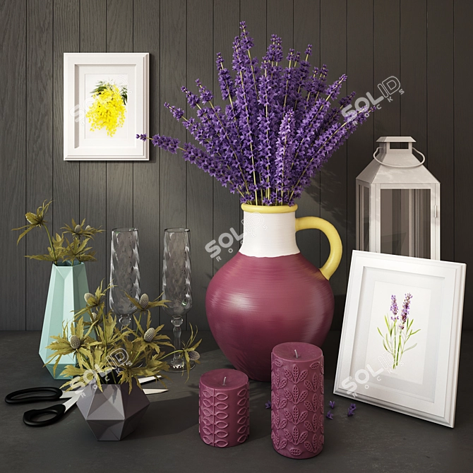 Exquisite Ikea Decorating Set 3D model image 1