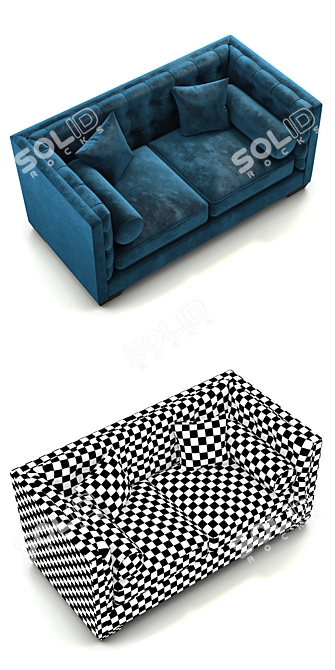  Modern Benito Sofa: Stylish and Comfortable 3D model image 3