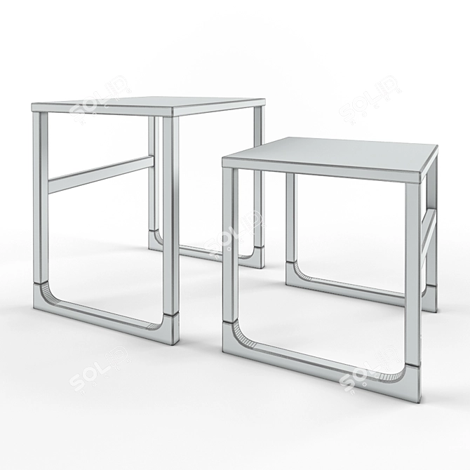 RISSNA: Set of 2 Tables 3D model image 2