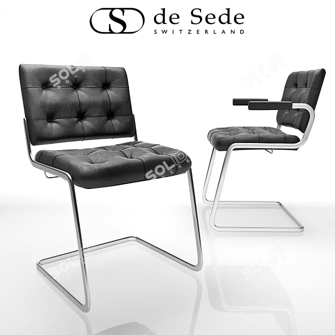 Sleek RH-305 De Sede Chair 3D model image 1