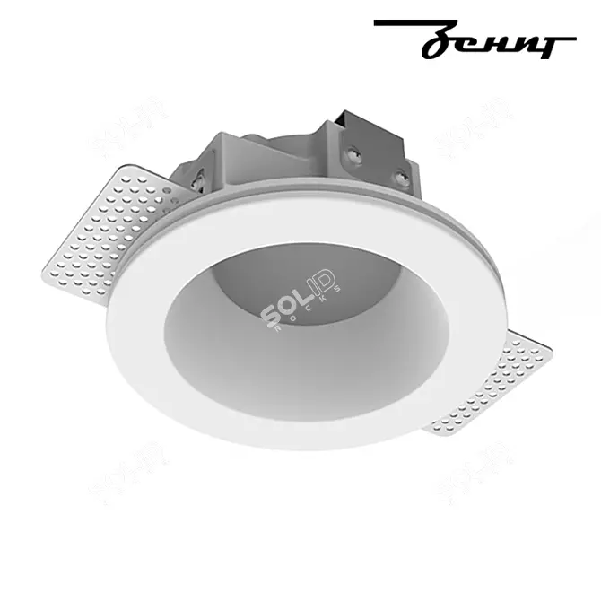 Title: Zenit STP Embedded LED Spotlight 3D model image 1