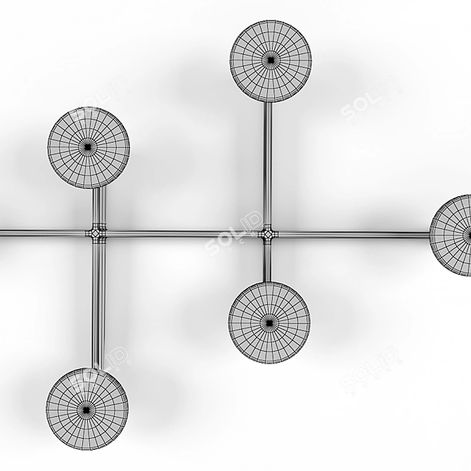 Minimalist Afteroom Coat Hanger 3D model image 3