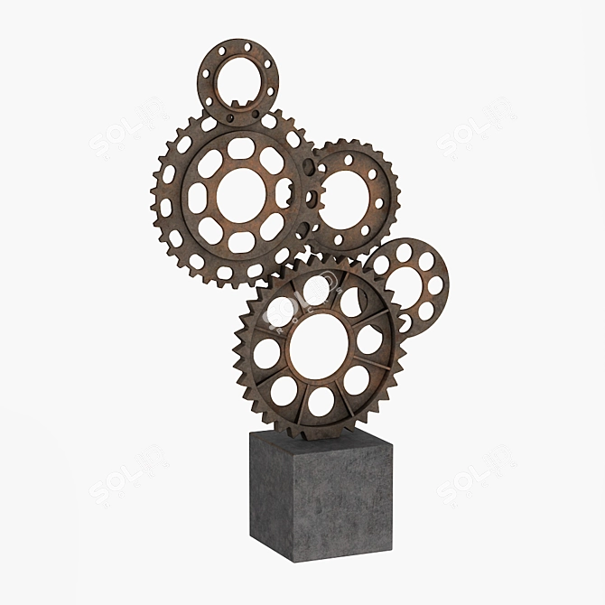 Title: Sculpture DB005017 - Elegant Home Decor 3D model image 1