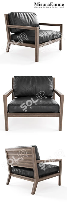 Designer Quadria Chair 3D model image 2