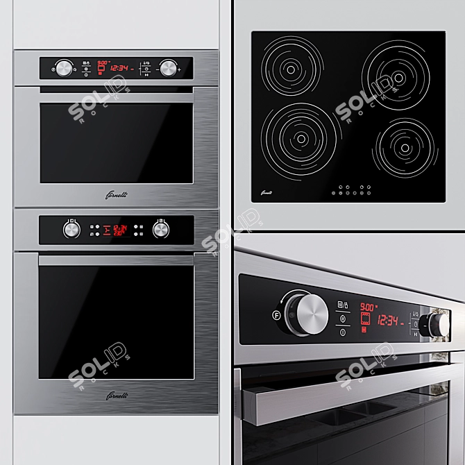 BELCANTO IX FEA 60 Oven 3D model image 1