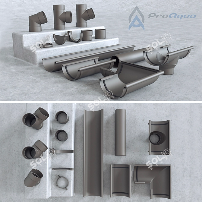 ProAqua Rainwater System 3D model image 1