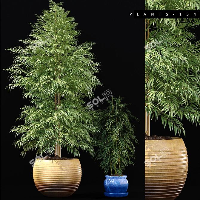 Bamboo Bliss: Max 3D & Fbx 3D model image 1