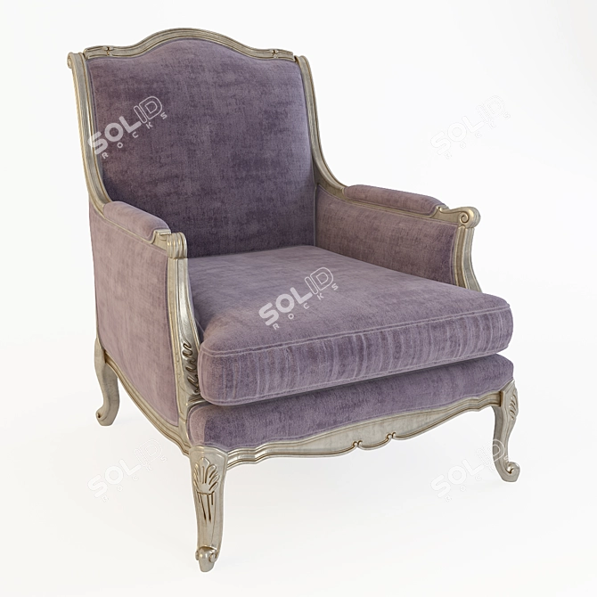 Epoquesalotti Moses Chair 3D model image 1