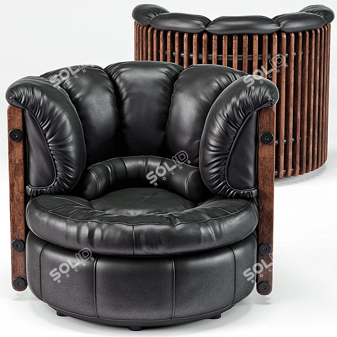 Tropical Oasis Armchair Set 3D model image 2