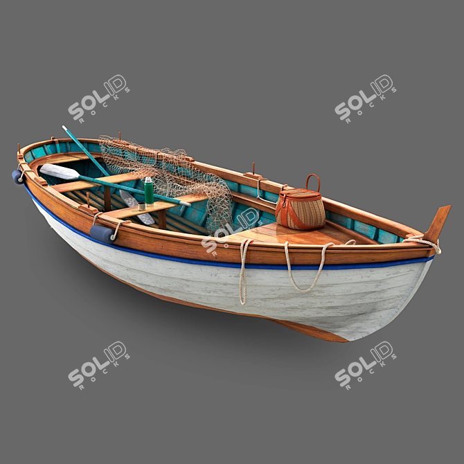 Ultimate Fishing Boat 3D model image 1