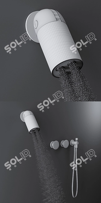 Elegant Gi-Ra Design Azimut 3D model image 3