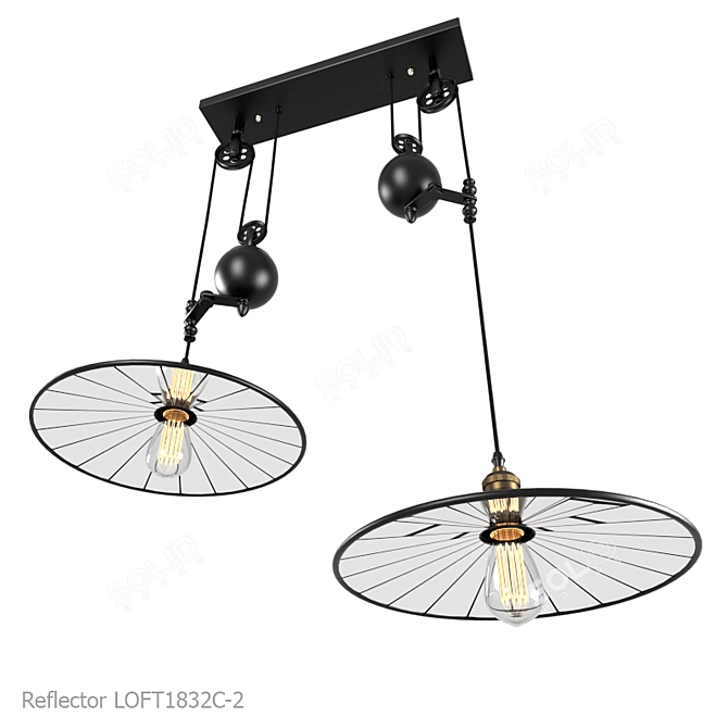 Reflector Pendant Lamp 3D model image 2