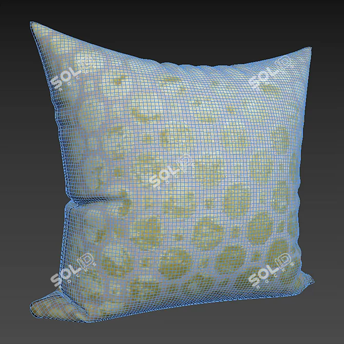 Geometric Kostya Decorative Pillows 3D model image 2