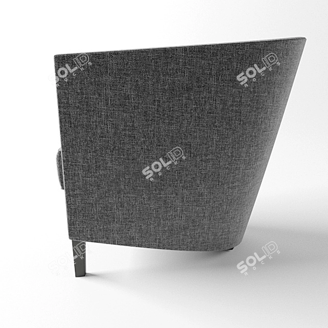 Comfort Lounge Armchair 3D model image 2