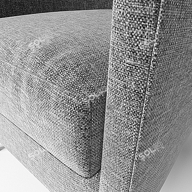 Comfort Lounge Armchair 3D model image 3