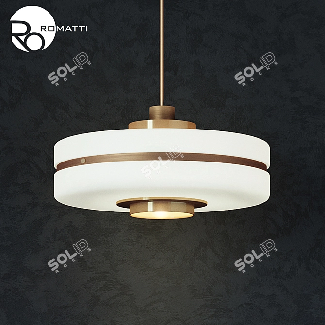 Verona Pendant Light 3D model image 1
