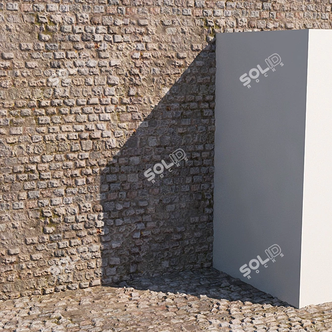 Photogrammetry Paving Stone 3D model image 3