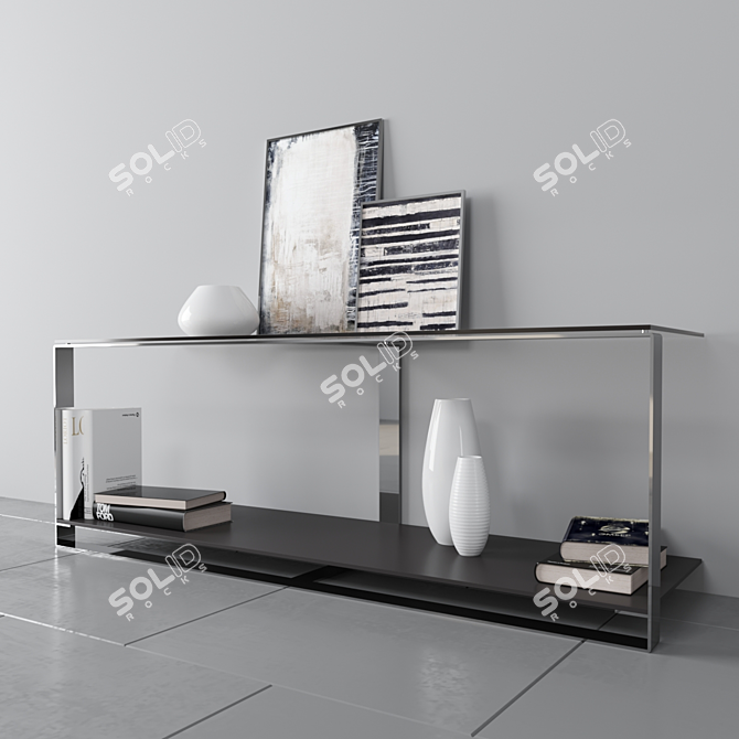 Minotti Williams Console - Sleek and Stylish 3D model image 1