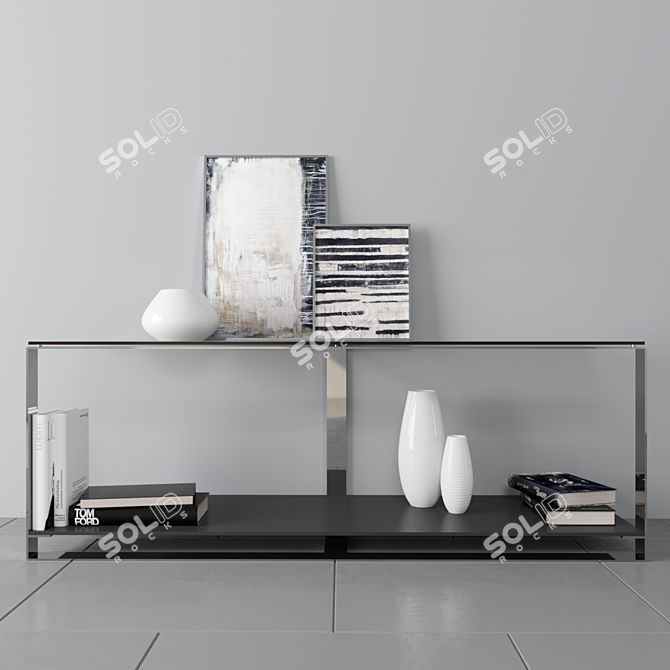 Minotti Williams Console - Sleek and Stylish 3D model image 2